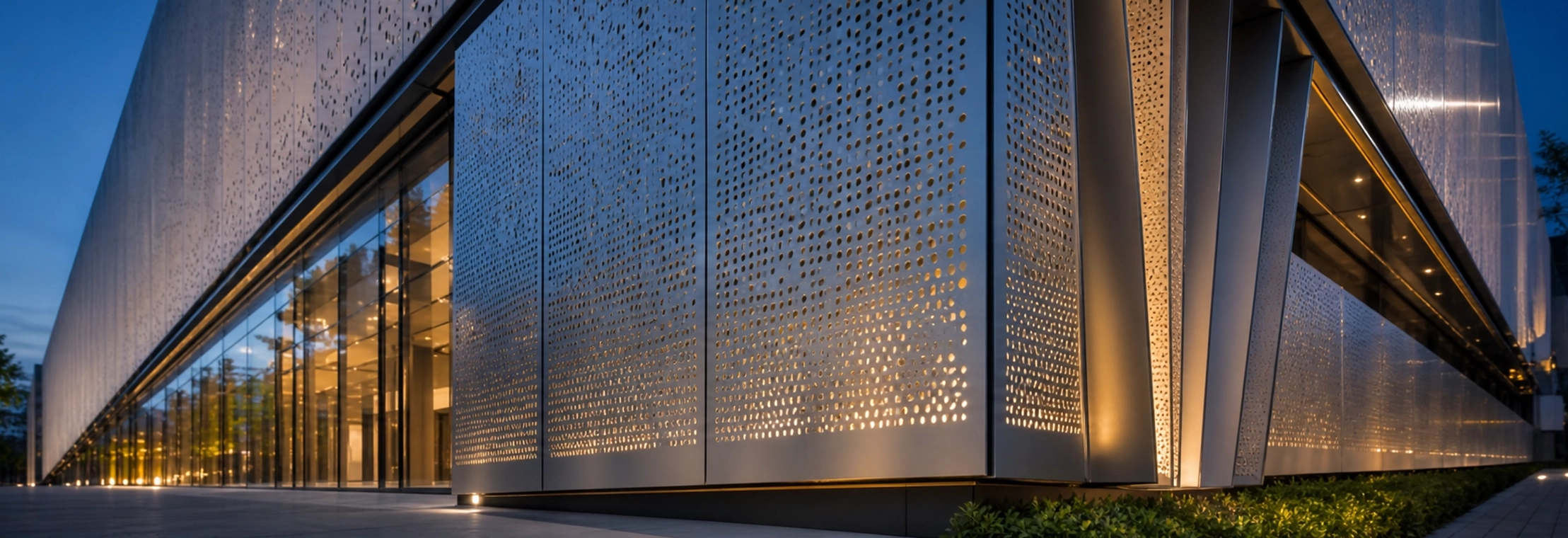 Aluminum facade