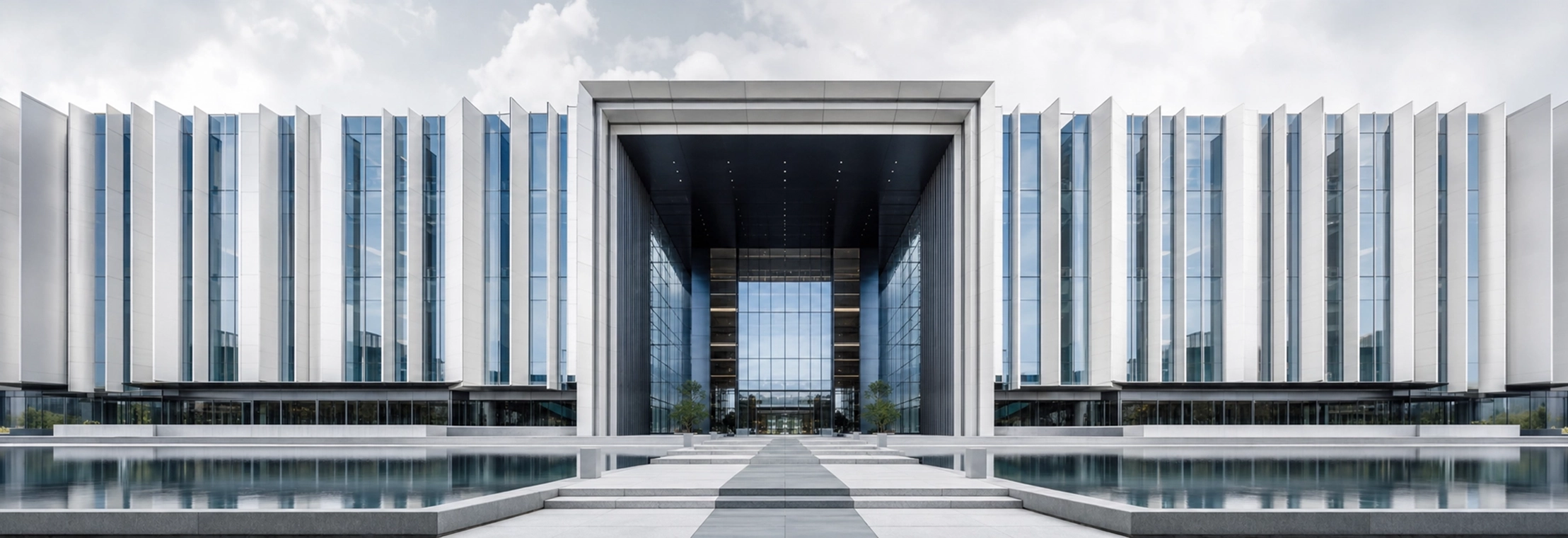 Aluminum facade